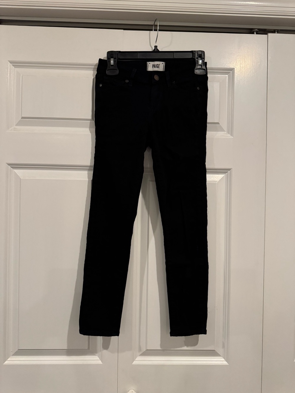 PAIGE Black Skinny Jeans Size 25
